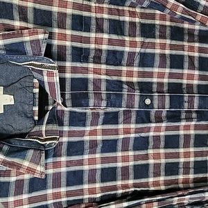 Sun Stone Plaid LG  button down shirt